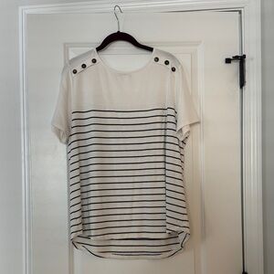 Pink Clover Cream Top